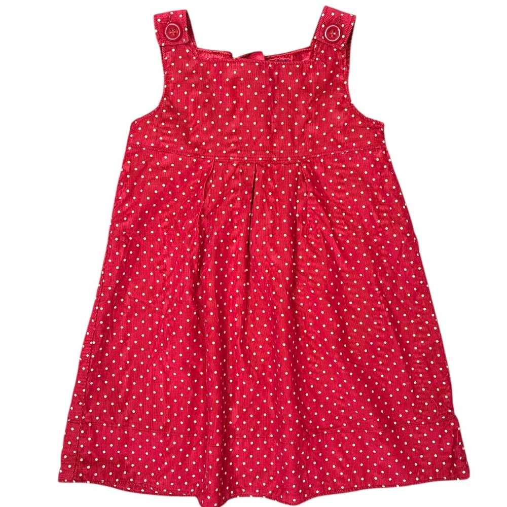 Gap Red Corduroy Dress Size S (6-7)